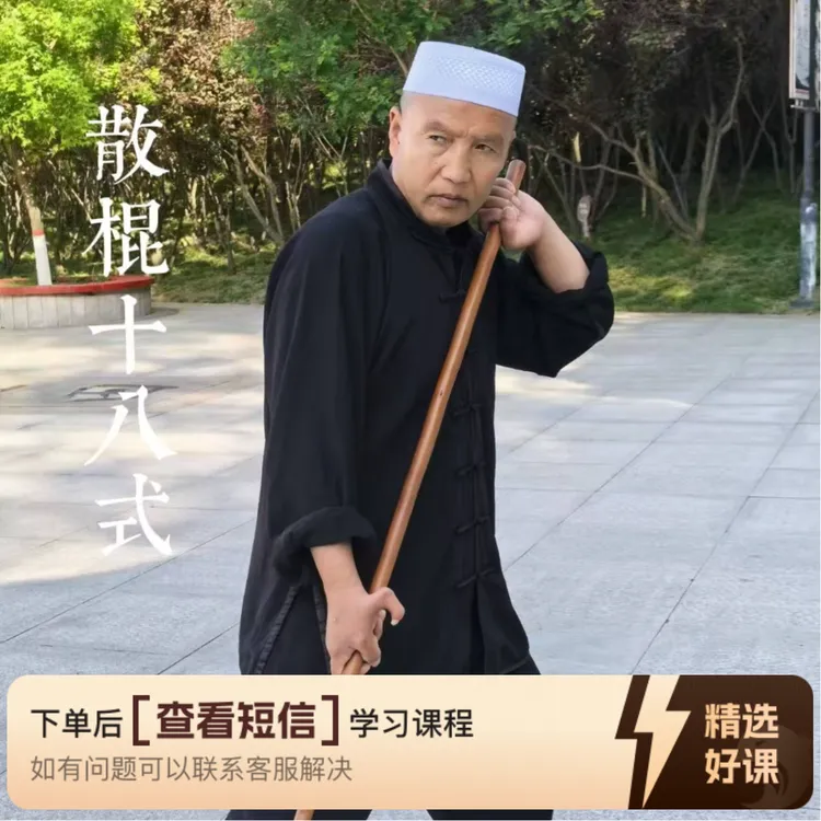 虎尾缠扭鞭杆散棍十八式（留意短信解锁课程）