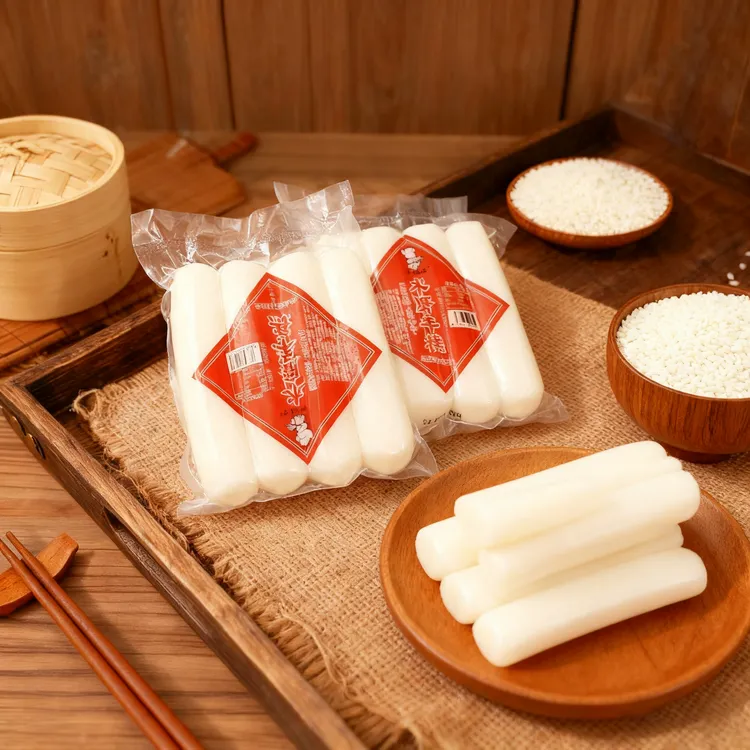 宁波正宗水磨年糕2斤农家炒年糕汤Q弹独立真空包装火锅食材