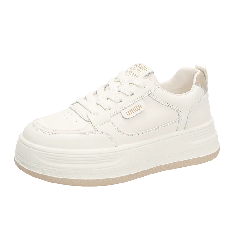 2025新款春秋5CM厚底小白鞋百搭休闲学生板鞋时尚女鞋韩版经典款