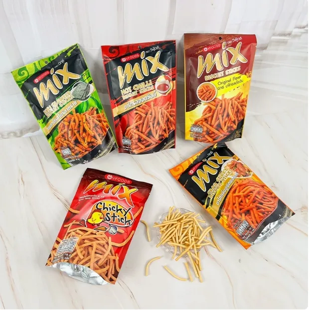 泰国进口VFOODS MIX脆脆条香辣咪咪条网红膨化零食