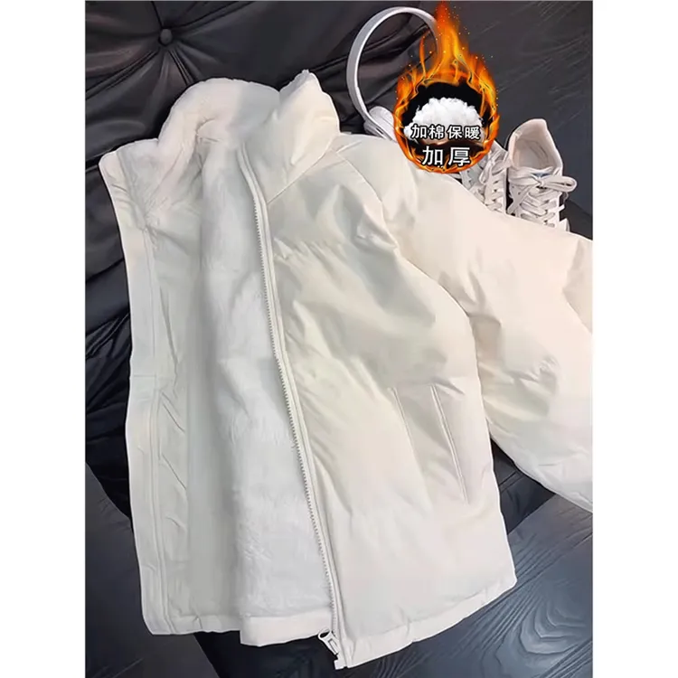 东北零下40度羊羔绒保暖棉服男冬季加厚毛茸棉衣正肩立领夹克外套