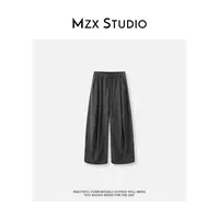 MZX 秋季磨毛抽绳松紧腰百搭款休闲裤 KZ8915-P