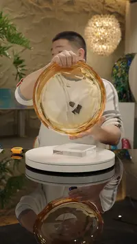 【闪购商品】摆件琥珀切面果碗