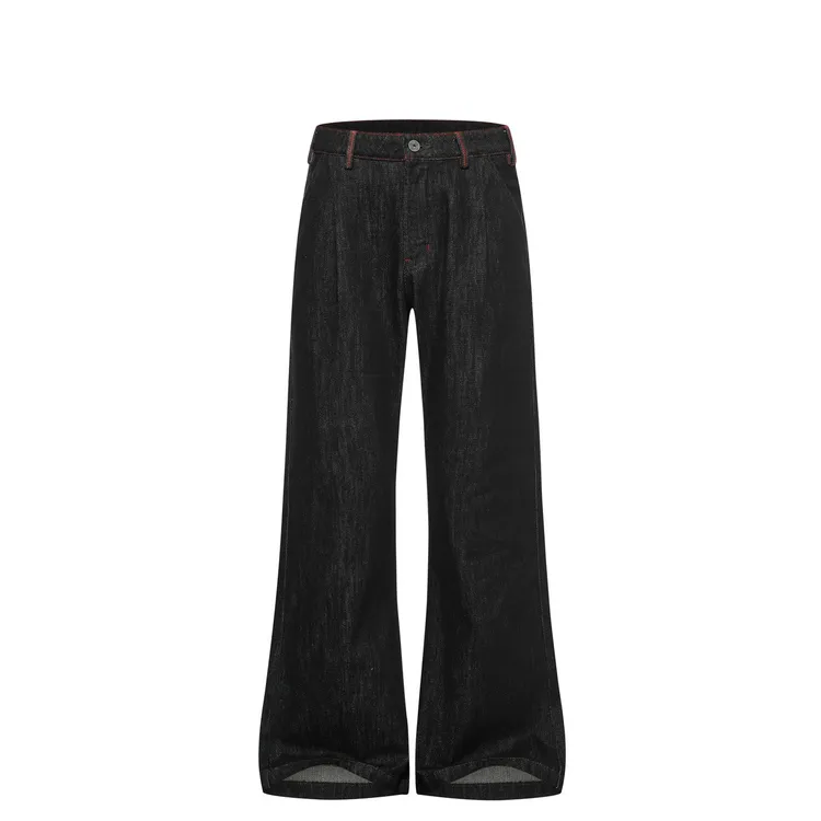 SOUTHFISH 法式原牛 A字微喇宽松版型 休闲牛仔裤通勤百搭