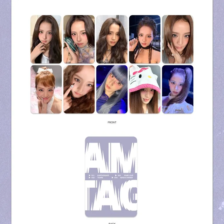 BLACKPINK金智秀特别版PB 随机卡 小灰尘 AMORTAGE官正 jisoosolo