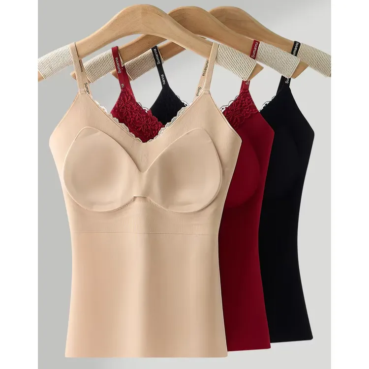 辰熙 性感吊带流光风大码春夏款背心三合一背心C09