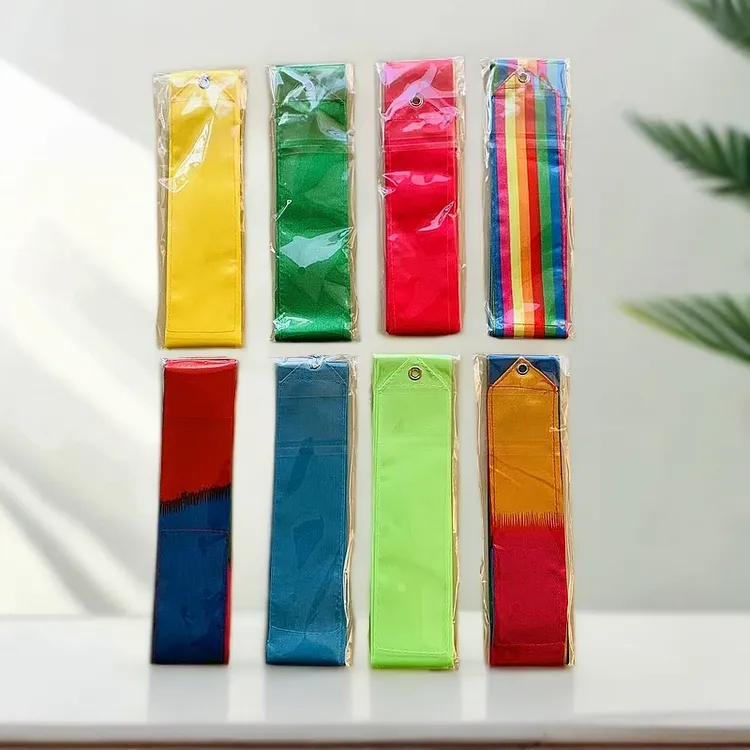 【厂家直销】户外运动广场舞健身体操五厘米宽舞蹈彩带