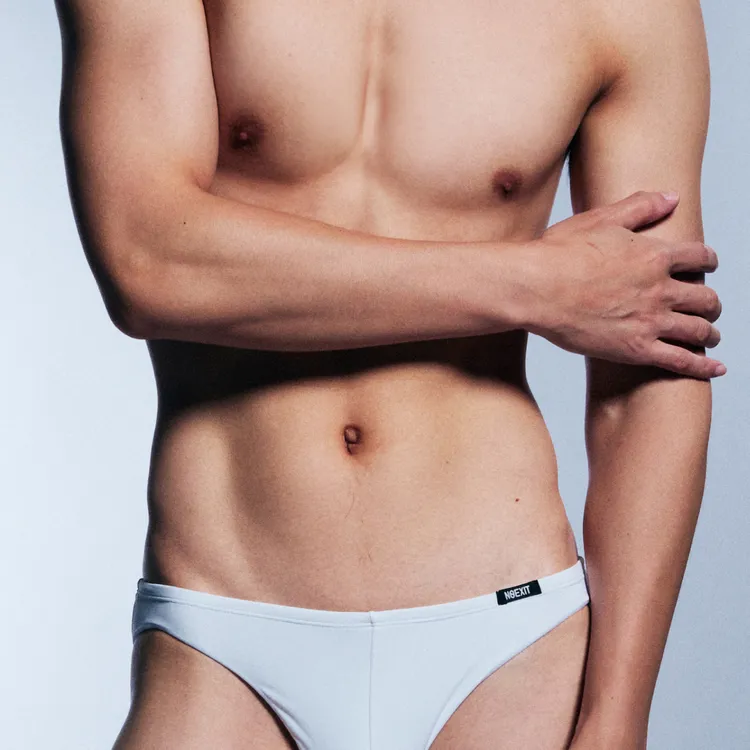 NOEXIT男士内裤经典徽标小三角裤单层囊袋透气性感舒适全球出发