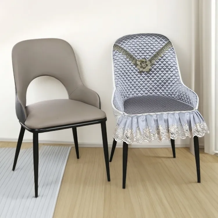 全扶手椅子套罩弹力家用简约现代靠背餐椅套轻奢凳子套四季通用垫