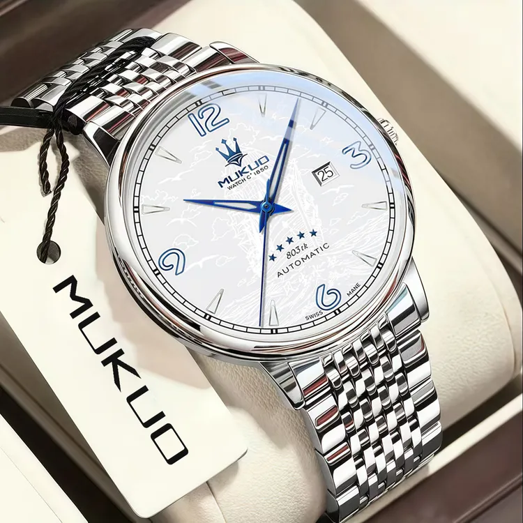 【木阔专柜直发】风生水起系列/男士男款/全盘时尚夜光/腕表a