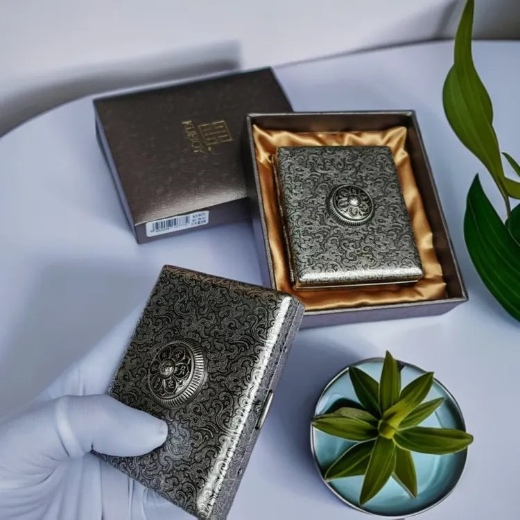 酷宝2026新款古银烟盒高档盒子便携适合男女通用的高端烟盒收纳盒