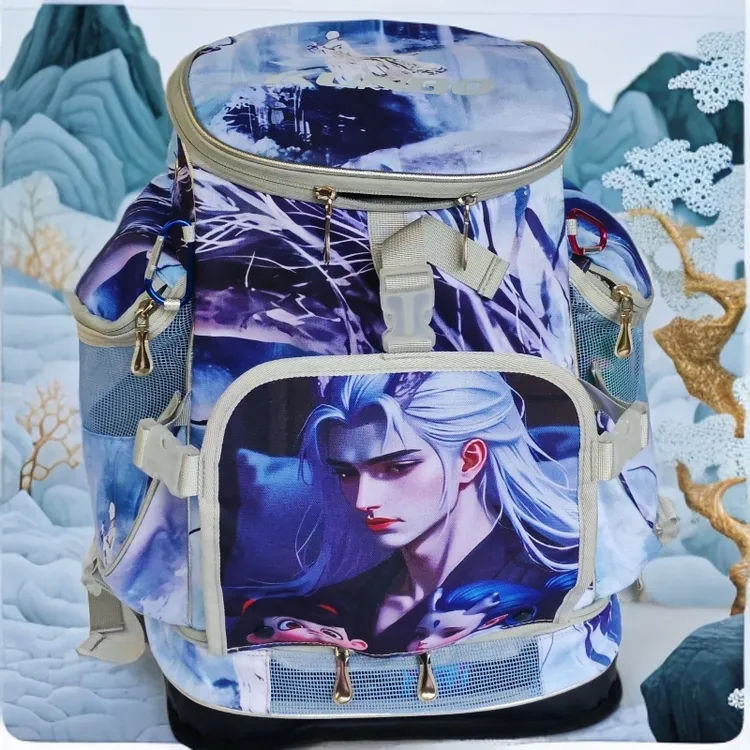 游泳背包，干湿分离，轻便变脸背包书包健身背包健身包双肩包蓝色