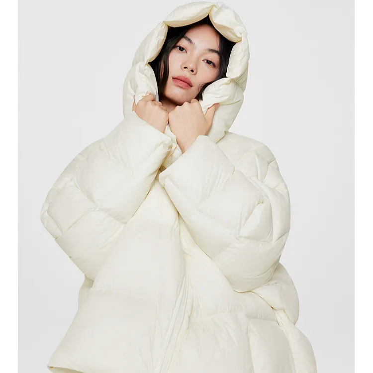 【新】飞鸟和新酒冬加厚黑色短款羽绒服女小个子羽绒外套FD57012010