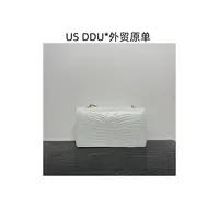 A102 白色蛇头小豆腐鳄鱼纹单肩斜挎包3816/H010