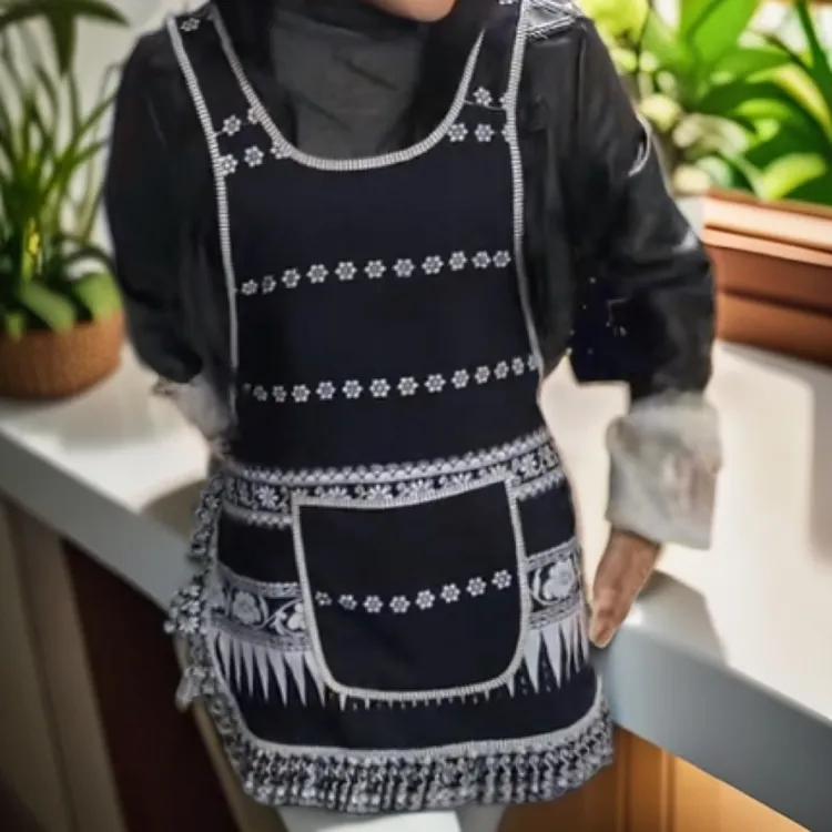 防烫防脏彩色学生超大围裙做饭罩衣防油手工防污复古老式工作酒店