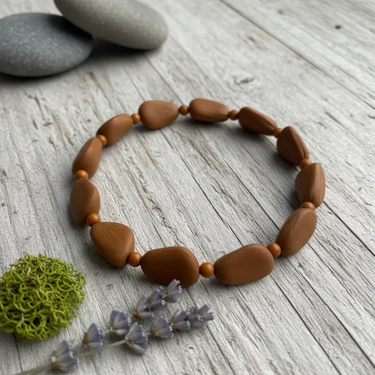 天然原生态手工红松子手串隔珠款文玩工艺品15-16