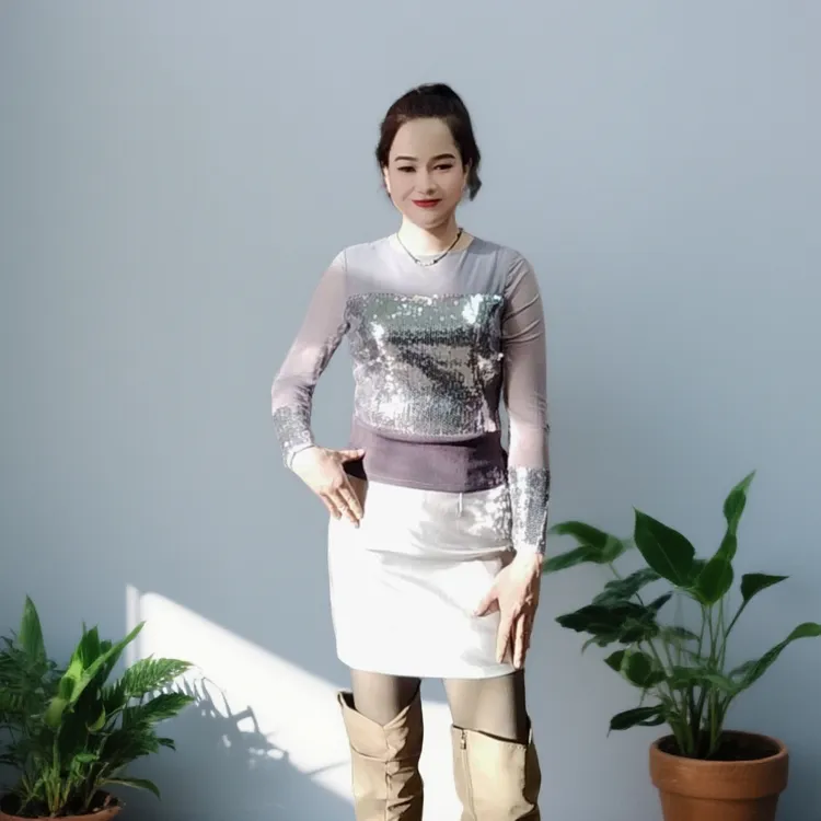 半裙子上衣套装长袖