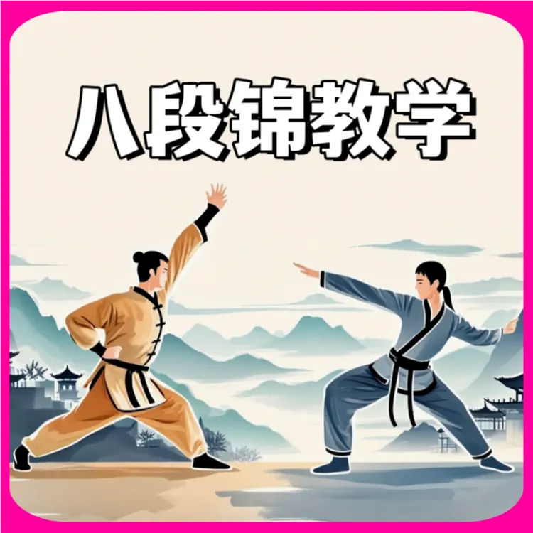 道门八段锦全套教学视频课程 养生操跟练武当八段锦 太极拳完整版