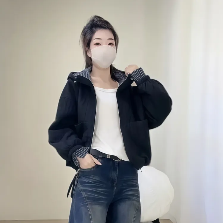 2025新款二棉棉服短外套上衣女款长袖加棉外套女款爆款2025新款