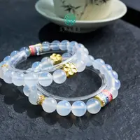 石惑珠宝~玛瑙单圈圆珠手串约10mm-多样性发一