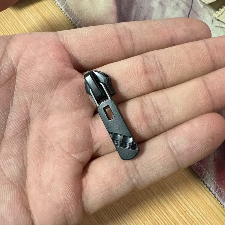 反装防水尼龙拉头配件羽绒服反向无缝隐形5号7号拉锁头
