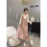 【慧姐】减龄蛋白皮质背带连衣裙【10990】