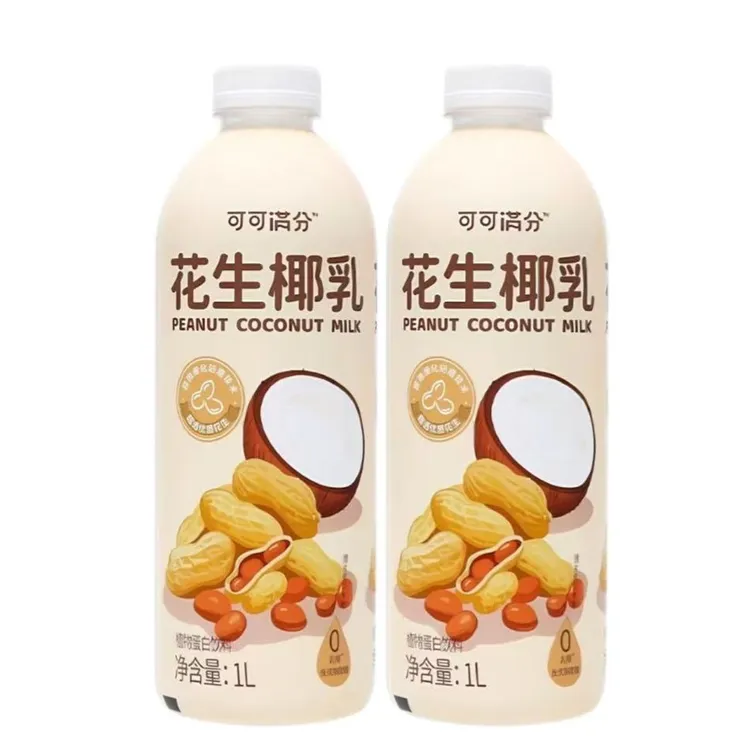 【柯姆滋专属】26年1月到期 可可满分花生椰乳 1L*2桶 大桶装饮料