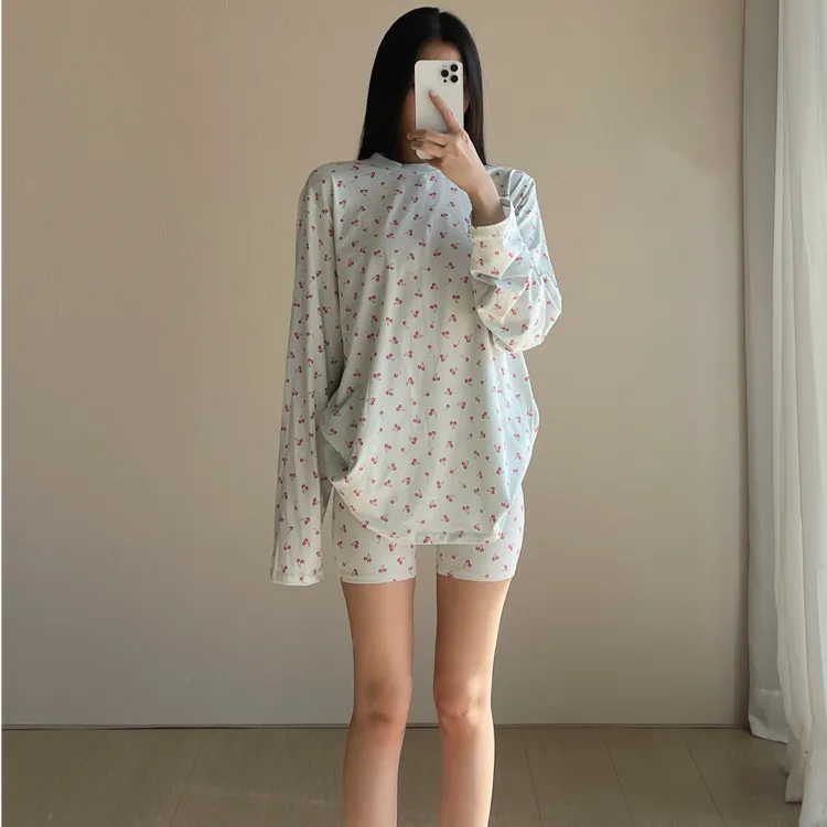 【消烦局长】Boyfriend轻呼吸柔感舒适随性慵懒莫棉T恤短裤长裤套装