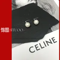 925银耳饰 饰图“纯白梦境”s925纯银珍珠白色耳饰轻奢复古简约12mm