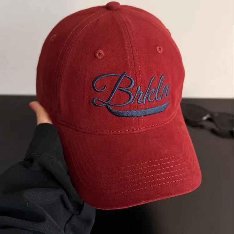 【安可拉红】509色号软顶棒球帽网红大头围水洗面料户外时尚鸭舌帽