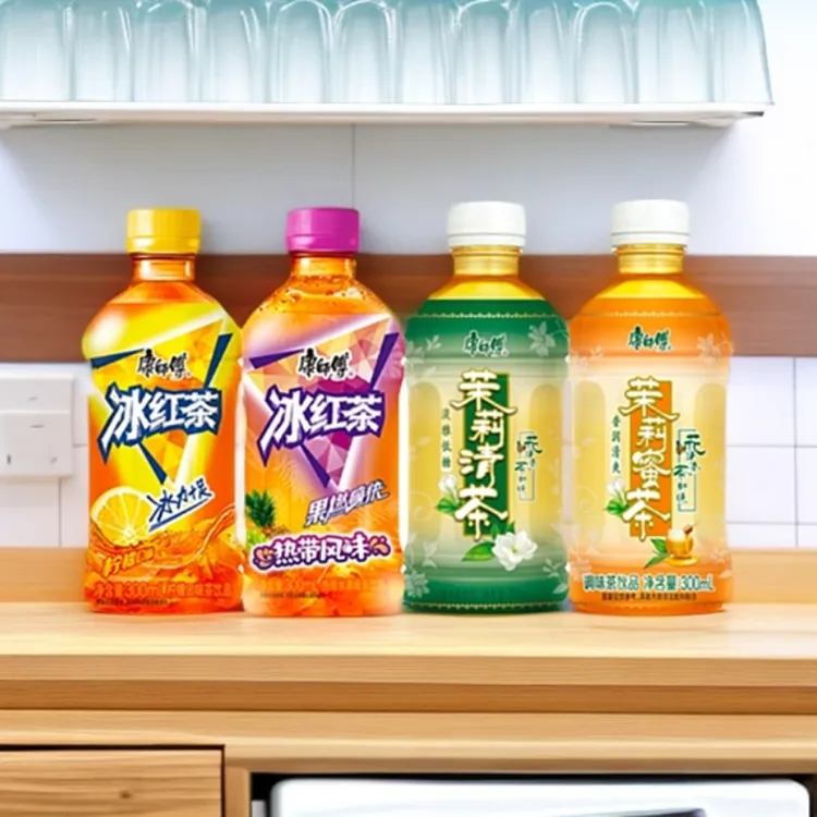 【到手6瓶】康师傅冰红茶酸梅汤全家福茉莉蜜茉莉清茶热带风味清凉
