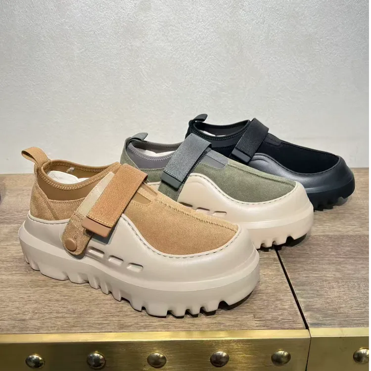 男款短筒冬季皮毛一体鞋子时尚雪地靴圆头百搭保暖