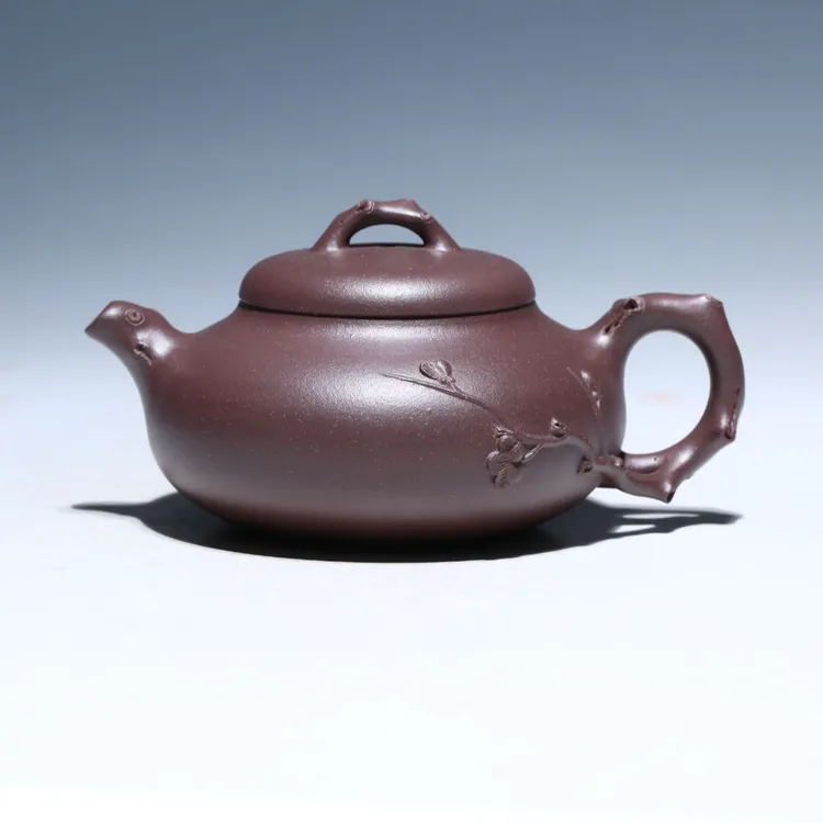 【铭华轩】幽香 紫泥 全手工制作小花器