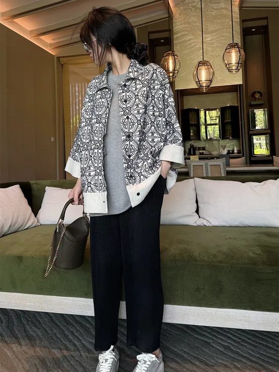 LA CALLA和平鸟刺绣外套OY51-2093