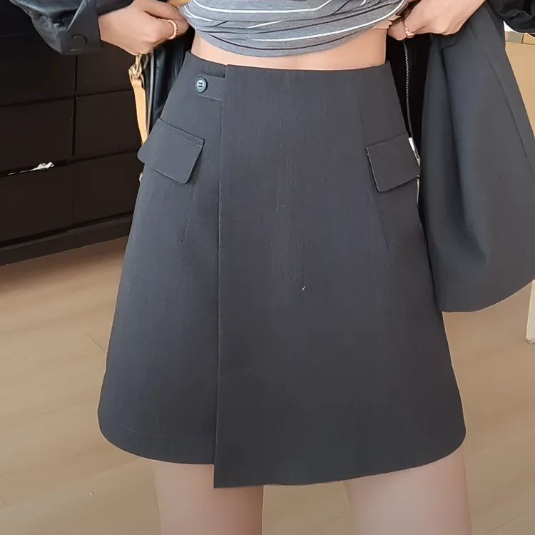 【YHH】春季新款气质防走光内衬短裙-YHQ50006