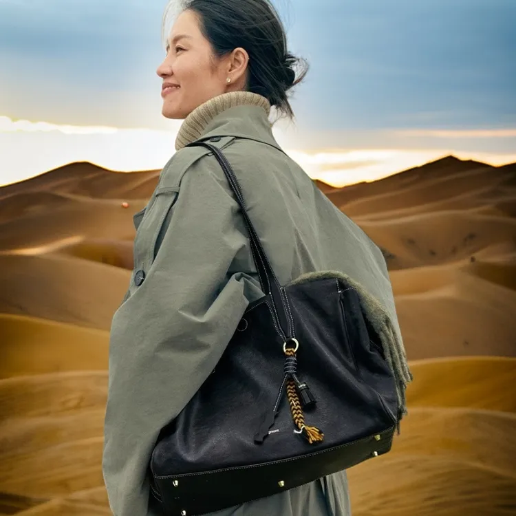 【李娜同款】循迹百搭旅行包女士包包大容量时尚网红款大容量托特包