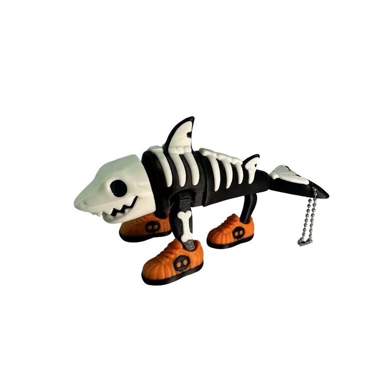 万圣限定鲨鱼可活动山海经周边手办摆件可爱玩具小山海经玩具