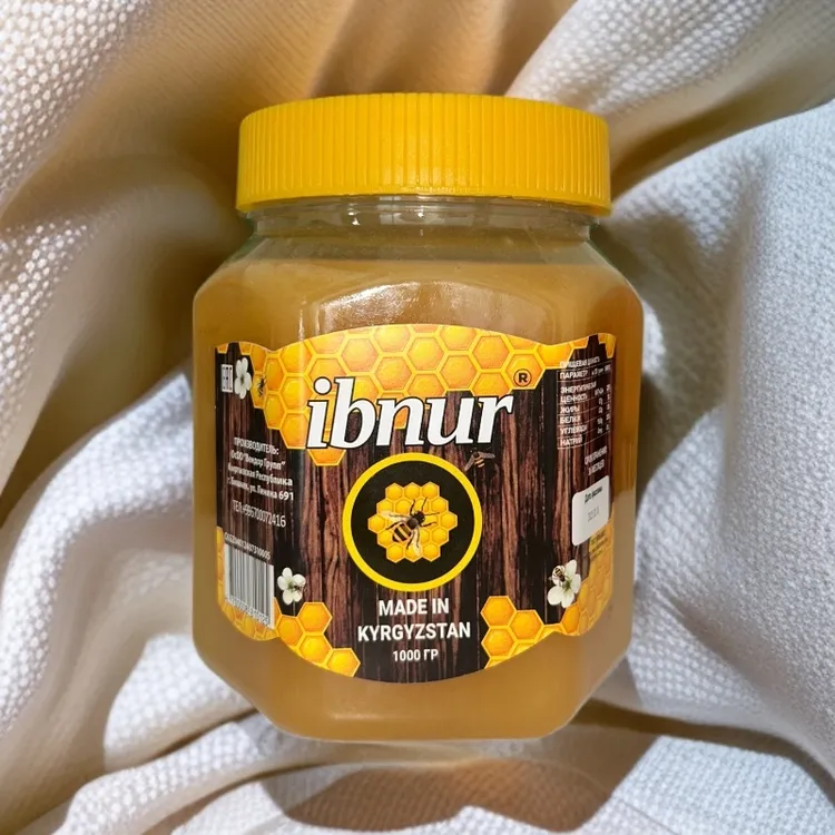 包邮ibnur黄盖天然蜂蜜1kg