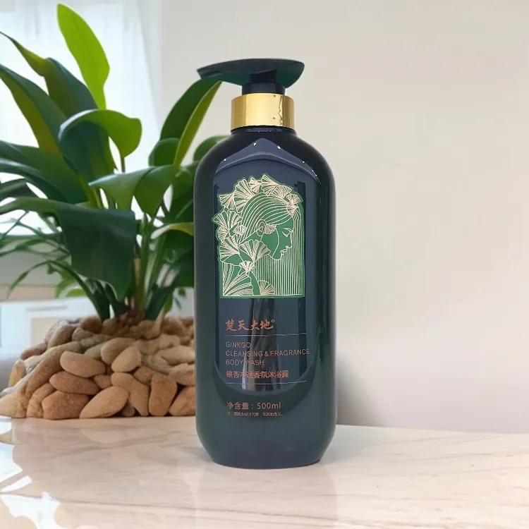 楚天大地银杏净透香氛沐浴露500ml