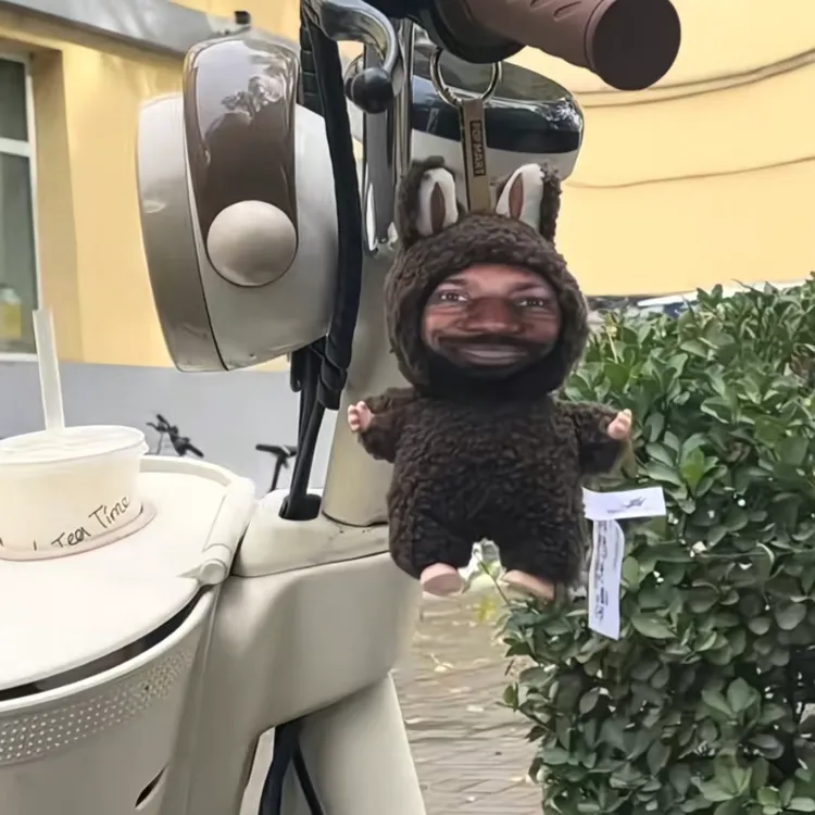 乐邦詹士人脸定制diy大脸娃娃挂件LBJ Lebron James勒布朗詹姆斯