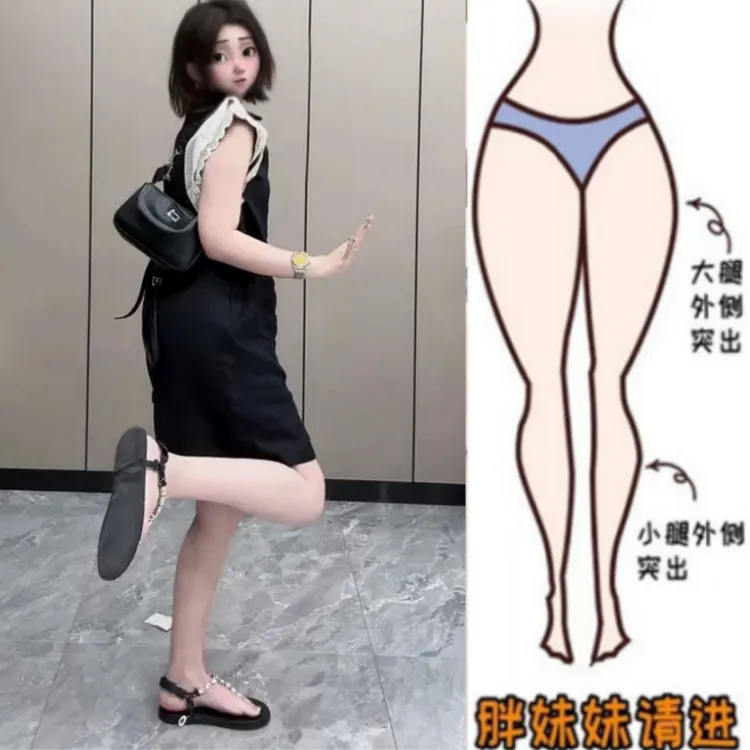 女梨型身材早秋薄款圆领显瘦法式赫本风时尚拼接蕾丝袖亚麻连衣裙