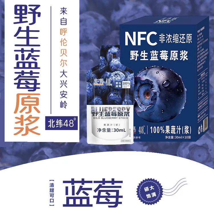 北纬48度蓝莓原浆