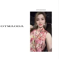 《南南定制》n675-提花中式女装印花女士时尚套装气质长款上衣显瘦