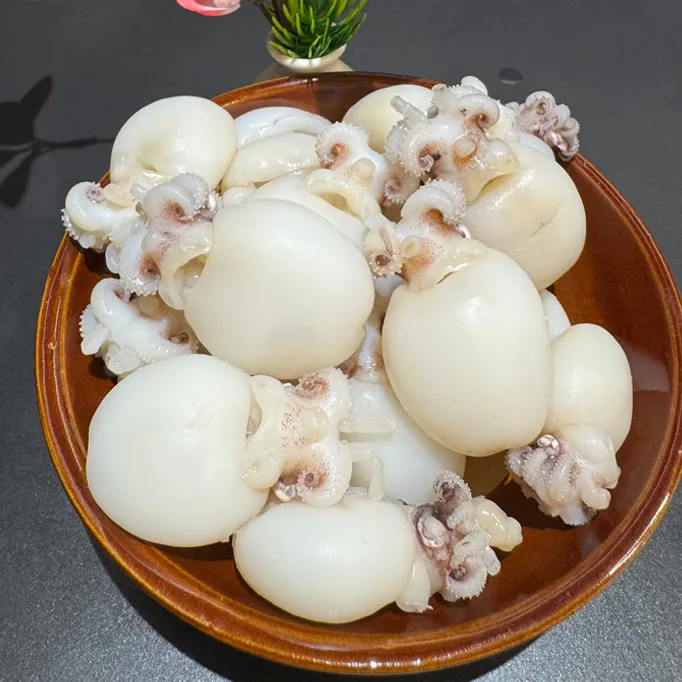 新鲜冷冻墨鱼仔去皮去内脏适合爆炒蒜蓉捞汁干锅火锅家庭酒店顺丰