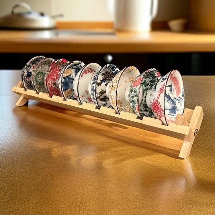赫尼保罗高端青花瓷大号斗笠主人杯个人专用功夫茶杯6只装客人杯