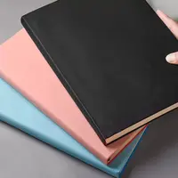 西畔加厚A4学生考研笔记本大号超厚简约ins风软皮本日记本18498