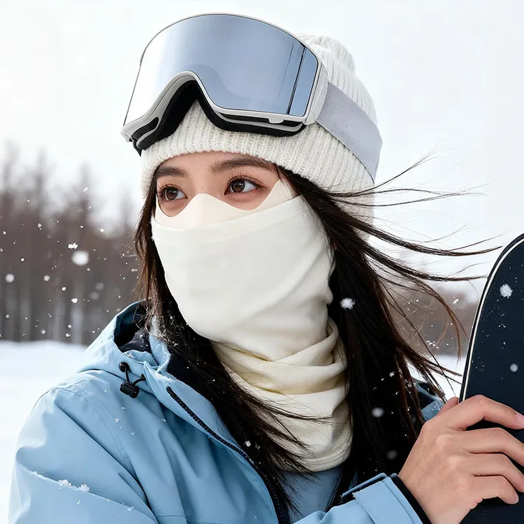 秋冬户外骑行滑雪保暖面罩摩托车护脸护颈防风防寒透气排汗短头套