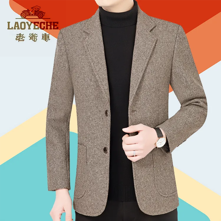 LAOYECHE/老爷车春秋小西服男外套韩版修身男士休闲商务西服上衣