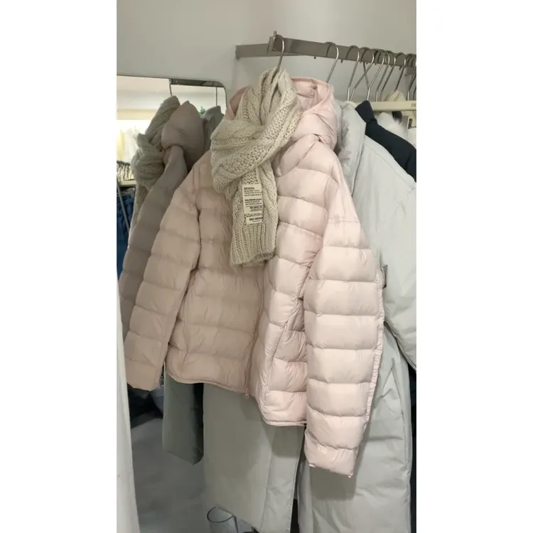 MARIE.COCO新款韩系少女感连帽排骨棉服秋冬保暖百搭外套潮流穿搭