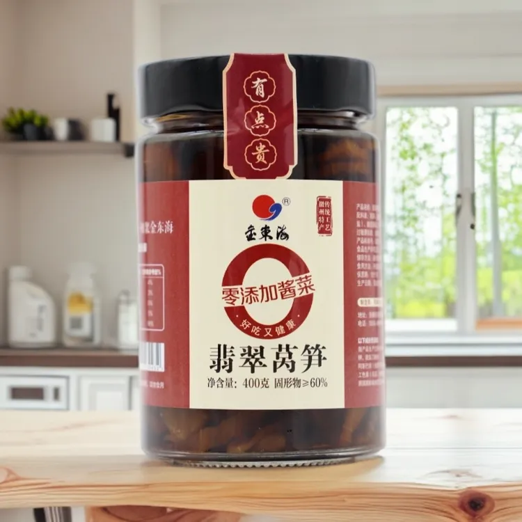 金东海酱菜翡翠莴笋潮汕农家传统下饭菜莴苣莴苣干